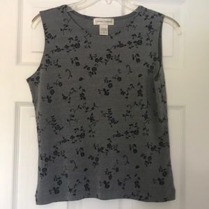 💕Casual Corner Gray Floral Beauty!💕